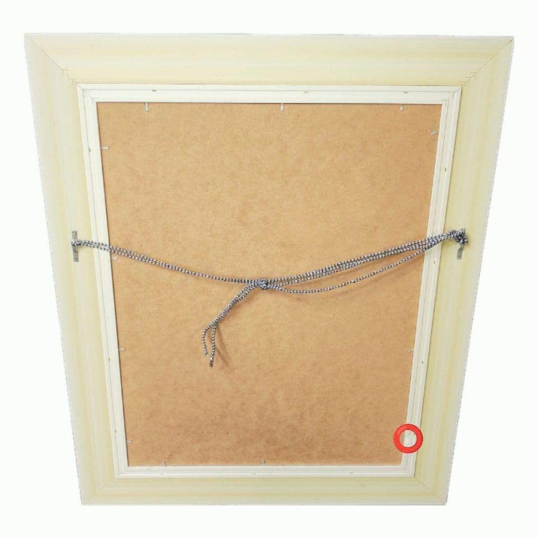 マルクシャガール 私の村 複製画 油彩画 額入り シルバーフレーム