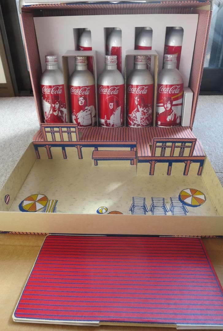 未使用 綺麗 BOX付 コカコーラ缶限定デザインボトル 10本セット 当選品