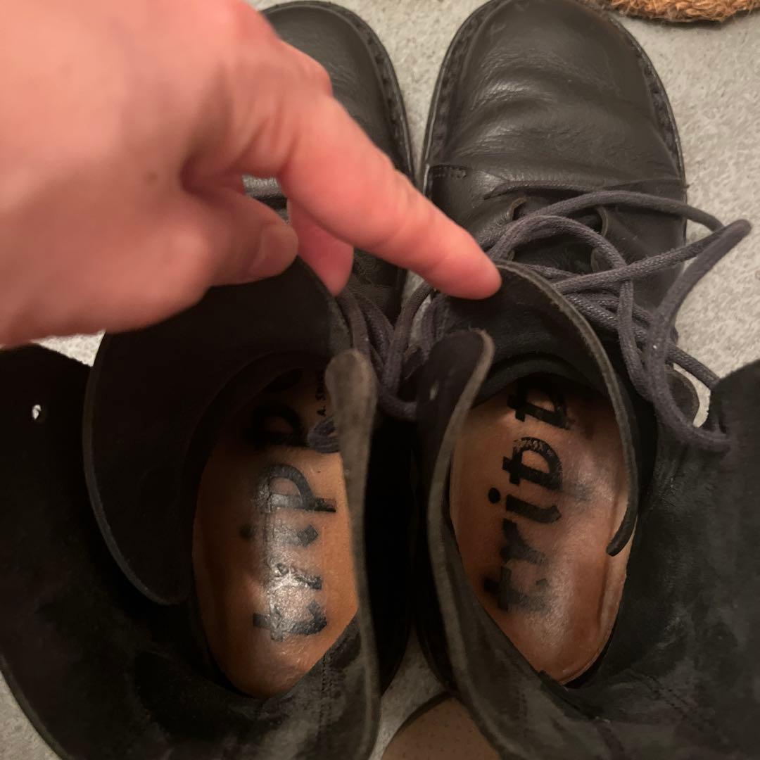 靴 Trippen Nomad Black 24.5cm