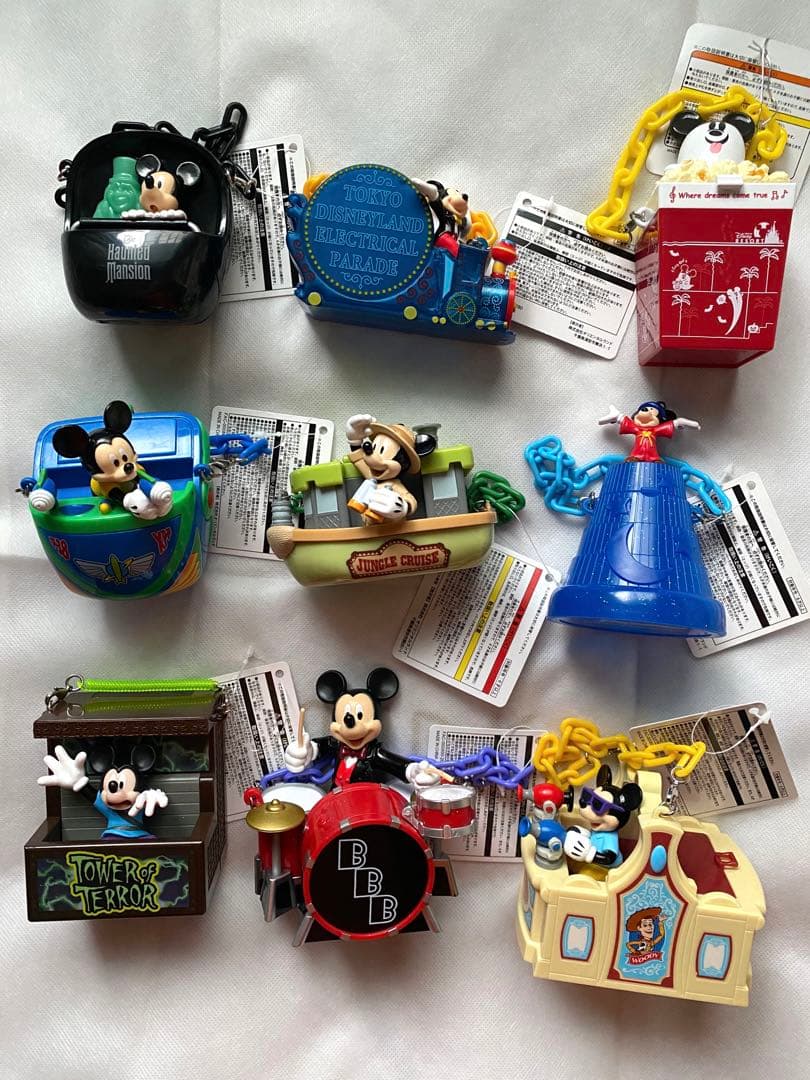 東京ディズニーリゾート ミニスナックケース まとめ売り 9個セット