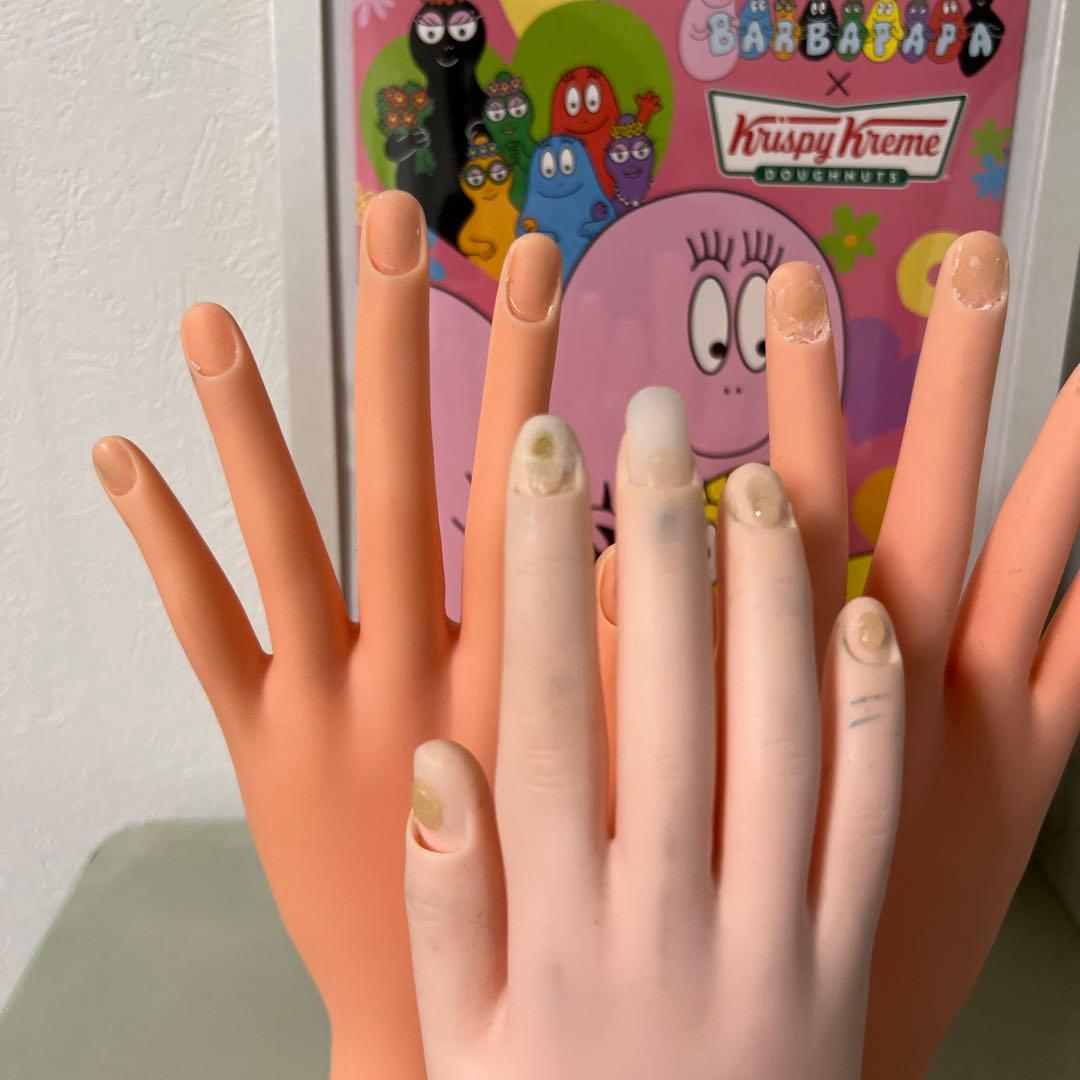 ネイルアート用手型マネキン 3体セット - メルカリ