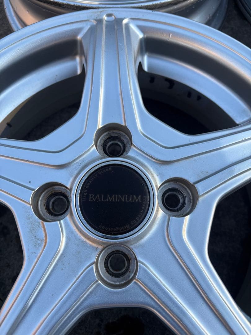 ブリヂストン バルミナ VR5 14インチ 4.5J+45 100-4H 4本