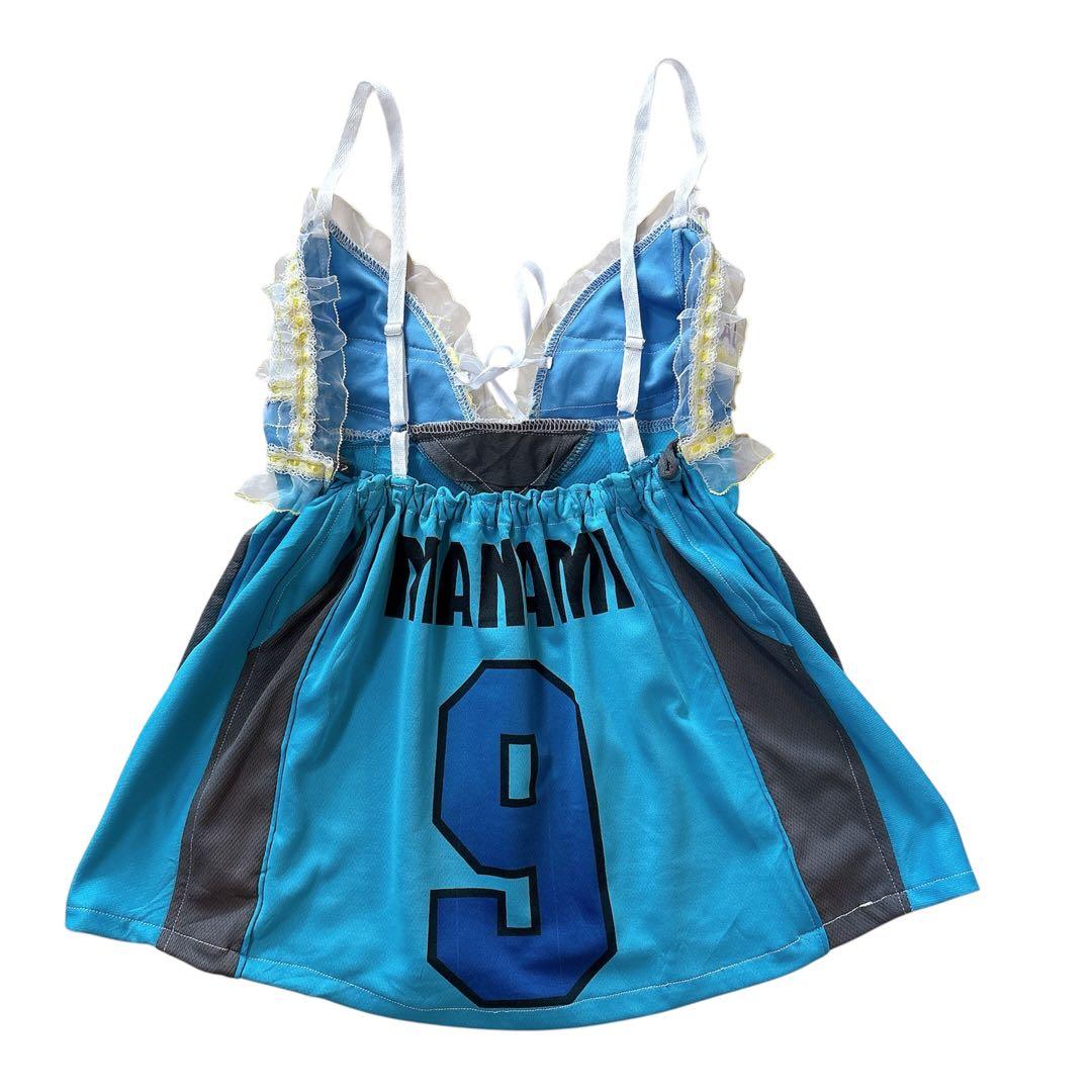 y2k 平成ギャル リメイク古着 キャミソール ユニフォーム レース 激