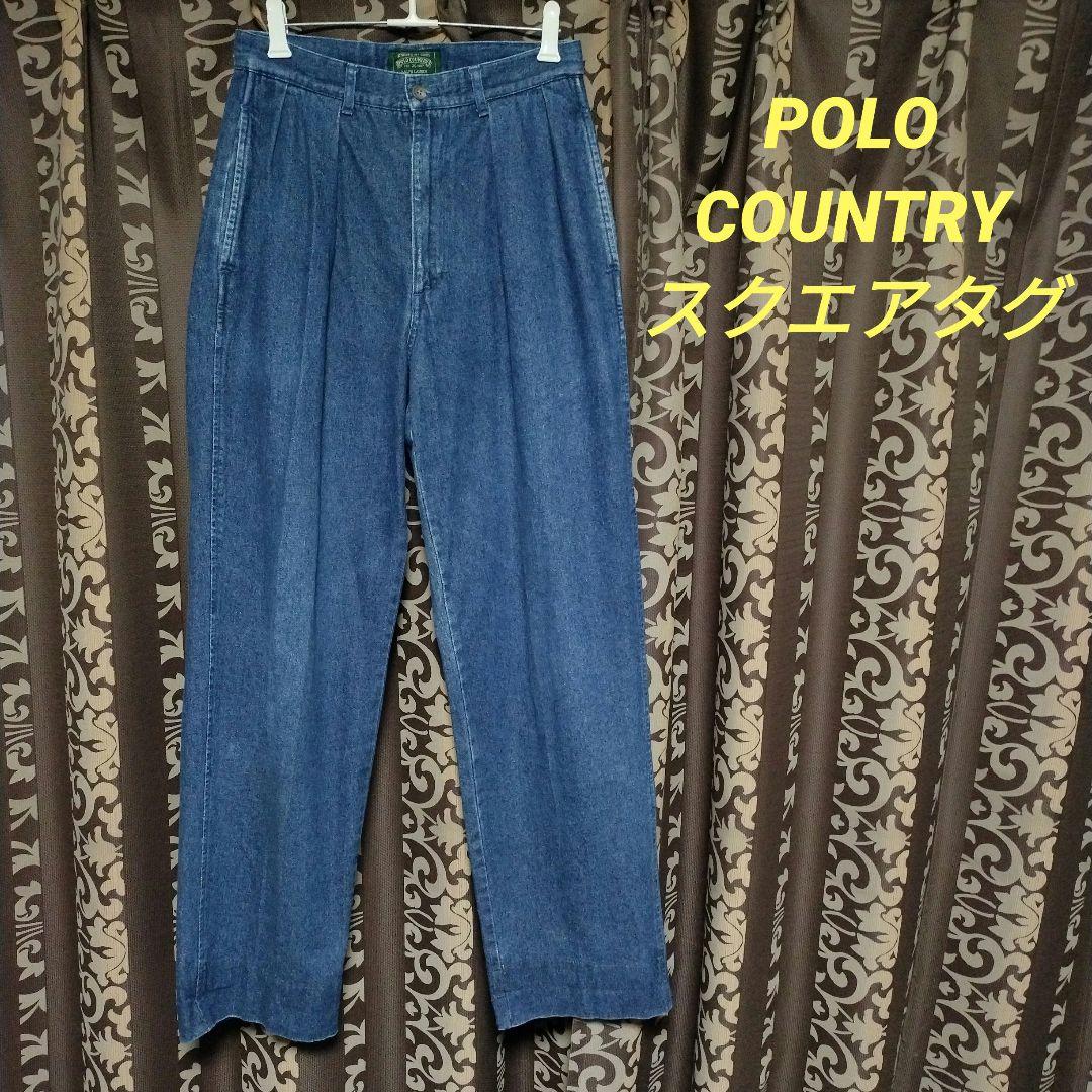 90s ポロカントリー チノデニムPOLO COUNTRY ラルフローレン - メルカリ