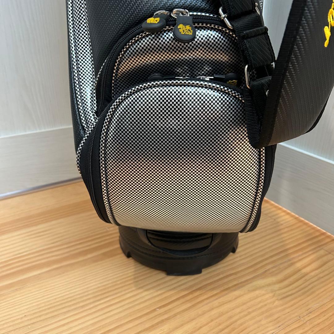 希少・美品】SINGHA シンハービール キャディバッグ ゴルフ カーボン調