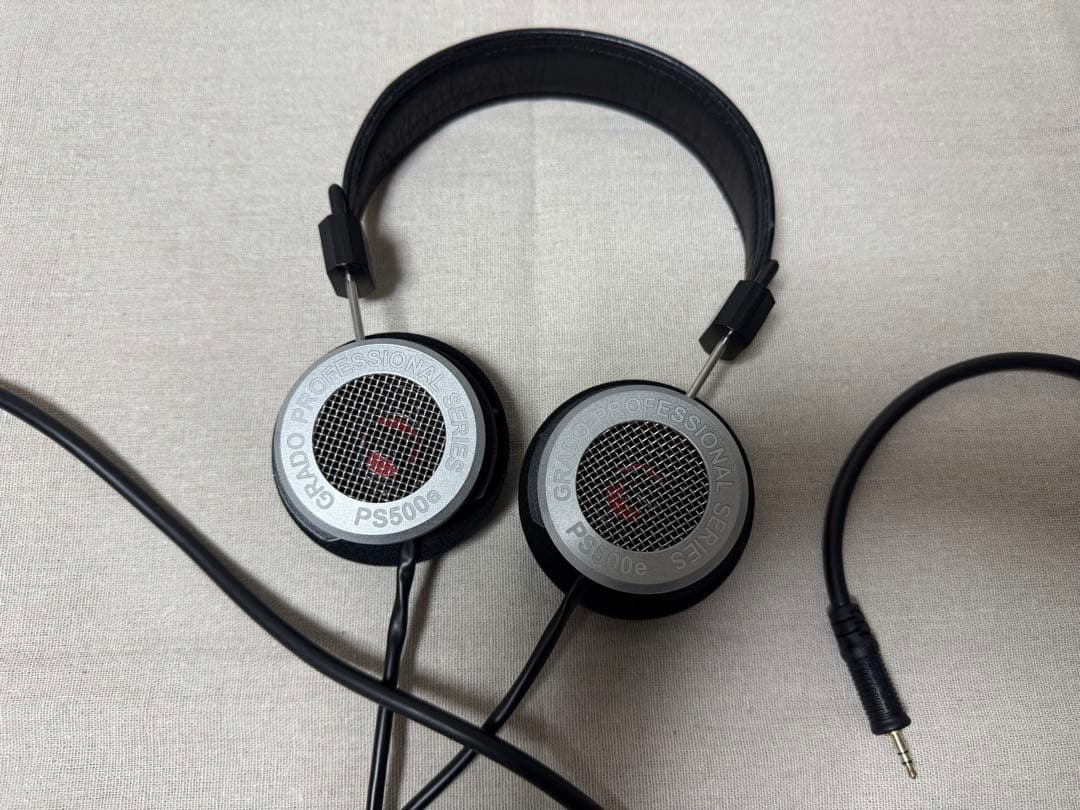 Grado PS500e 有線ヘッドホン じっくりと試聴 開放型ヘッドホン Grado PS500e | 好きな音楽をいい音で