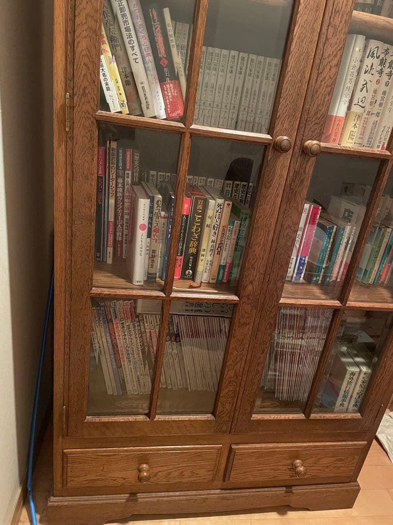 《ナラ材　本棚　》