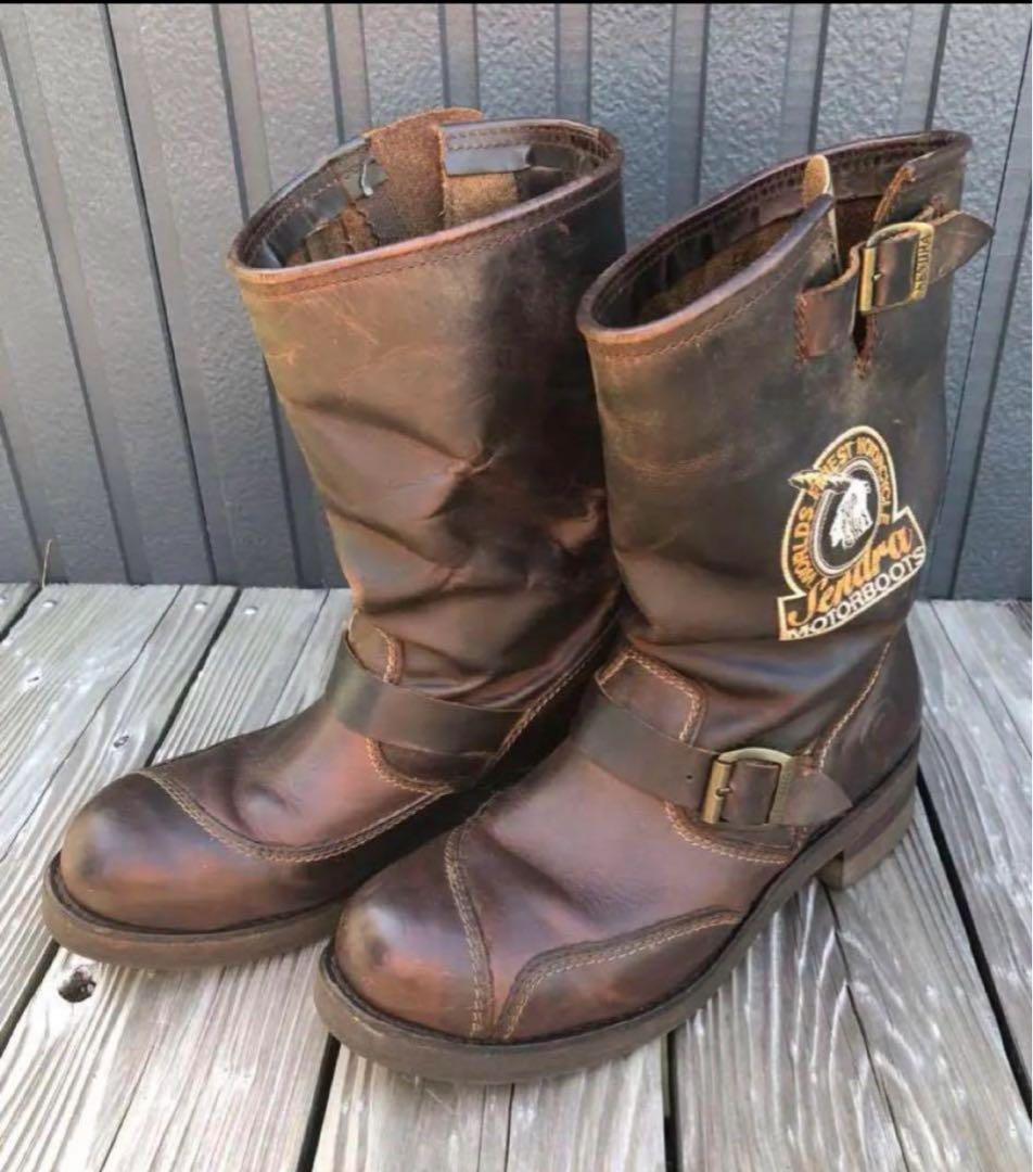 SENDRA MOTORBOOTS センドラエンジニアブーツ茶 - メルカリ