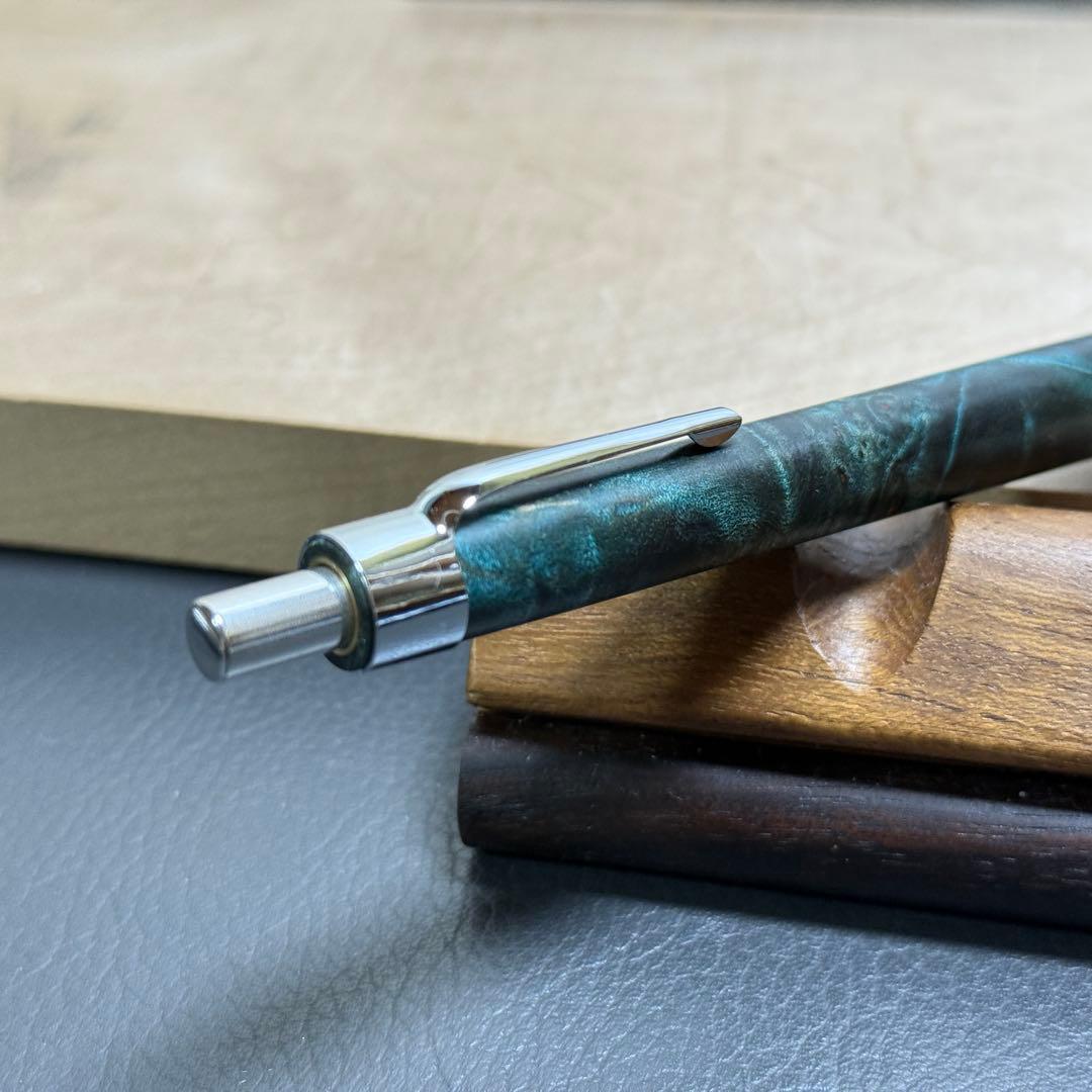 121楓瘤スタビ 木製シャーペン 強低重心R 真鍮121楓瘤スタビ 木製