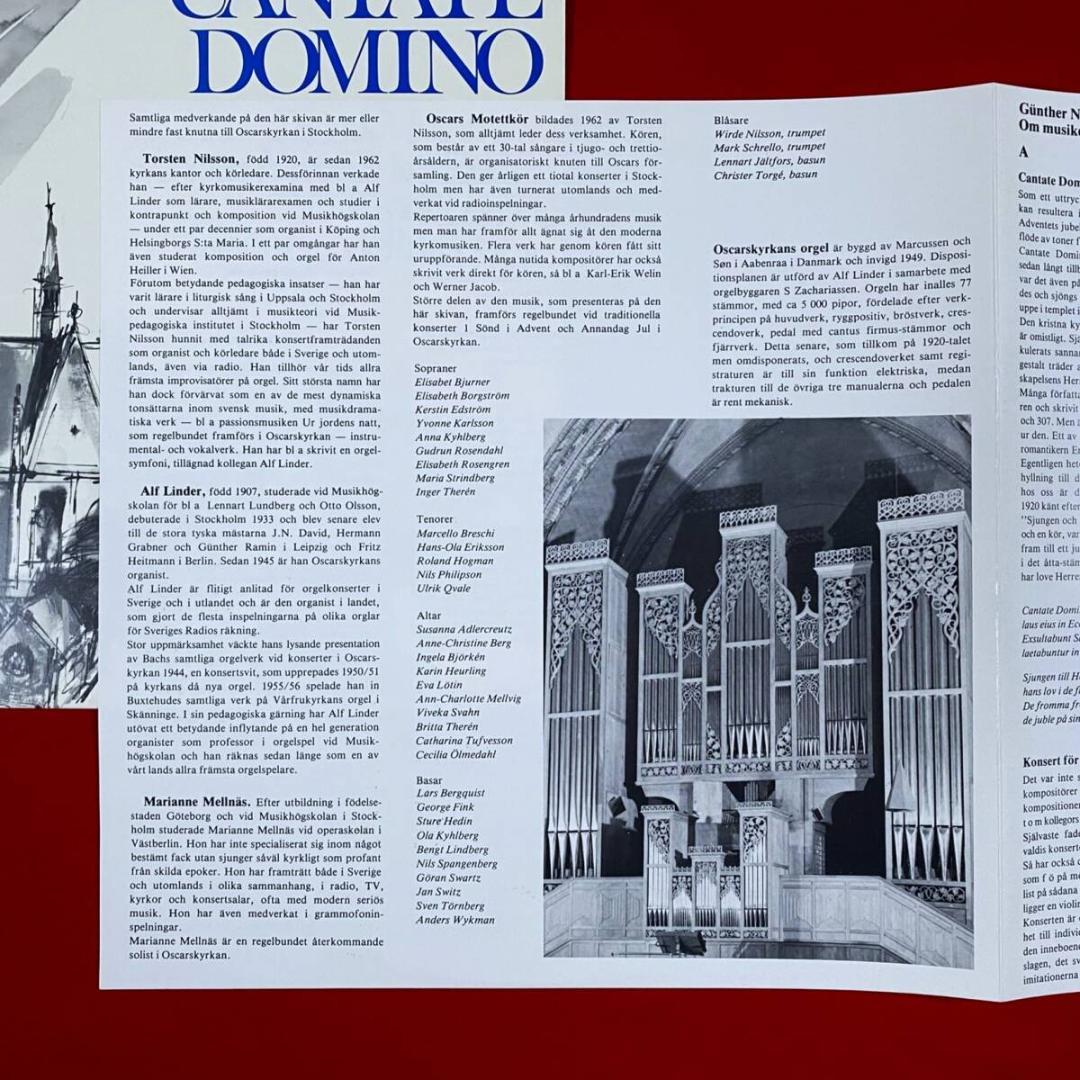 ★至高の名作【SWE完全初出／白地青文字ジャケ／極上美品】 カンターテ・ドミノ