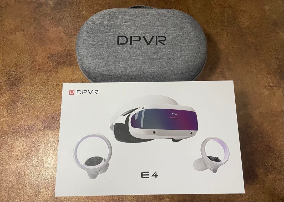 【VRヘッドセット】DPVR E4 - 専用ケース付き DPVR E4: ゲーミング PC VR ヘッドセット