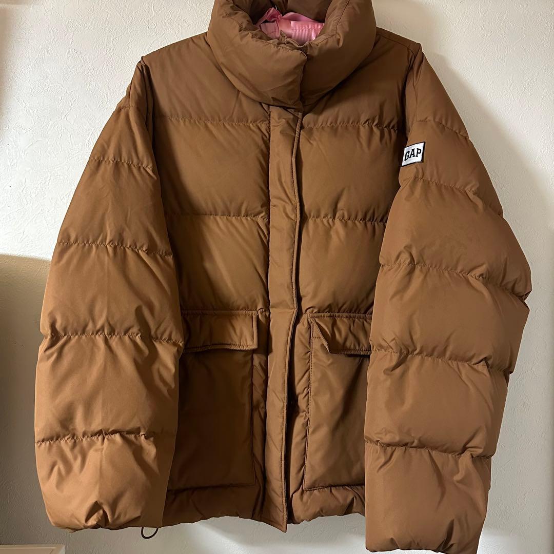 最終値下げ】GAP ブラウン ダウンジャケット - メルカリ
