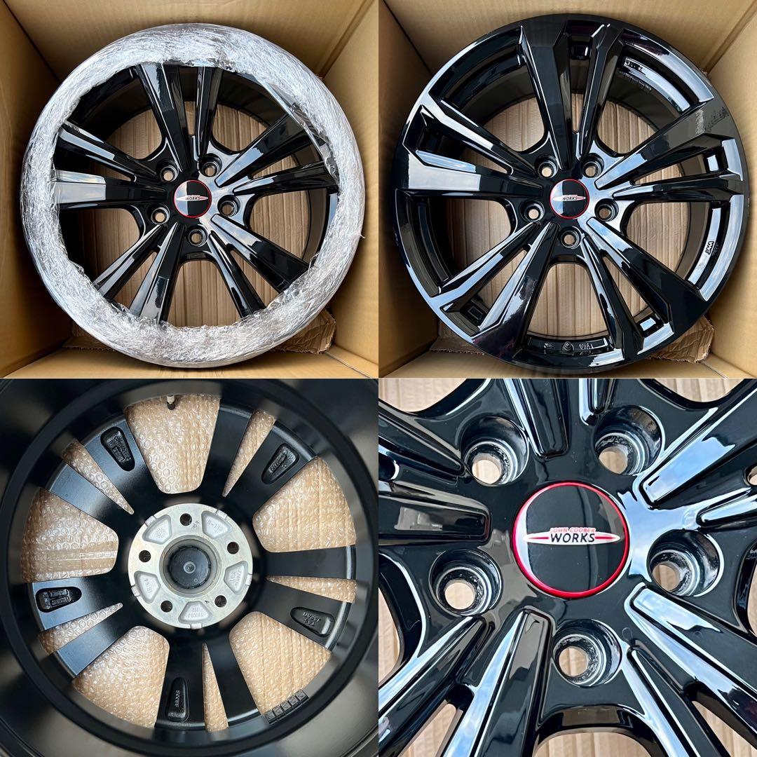 艶あり黒◇MINI クラブマンF54 JCW TASホイール18インチ4本セット