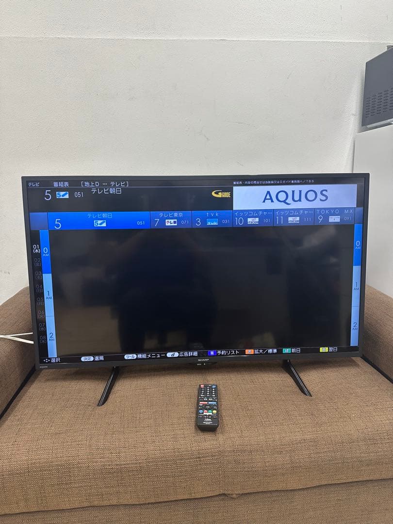 ⑦ SHARP AQUOS 2T-C42BE1 42インチ液晶テレビ 21年製 AQUOS シャープ 2T-C42BE1 42型液晶テレビ SHARP AQUOS 沖縄、離島は