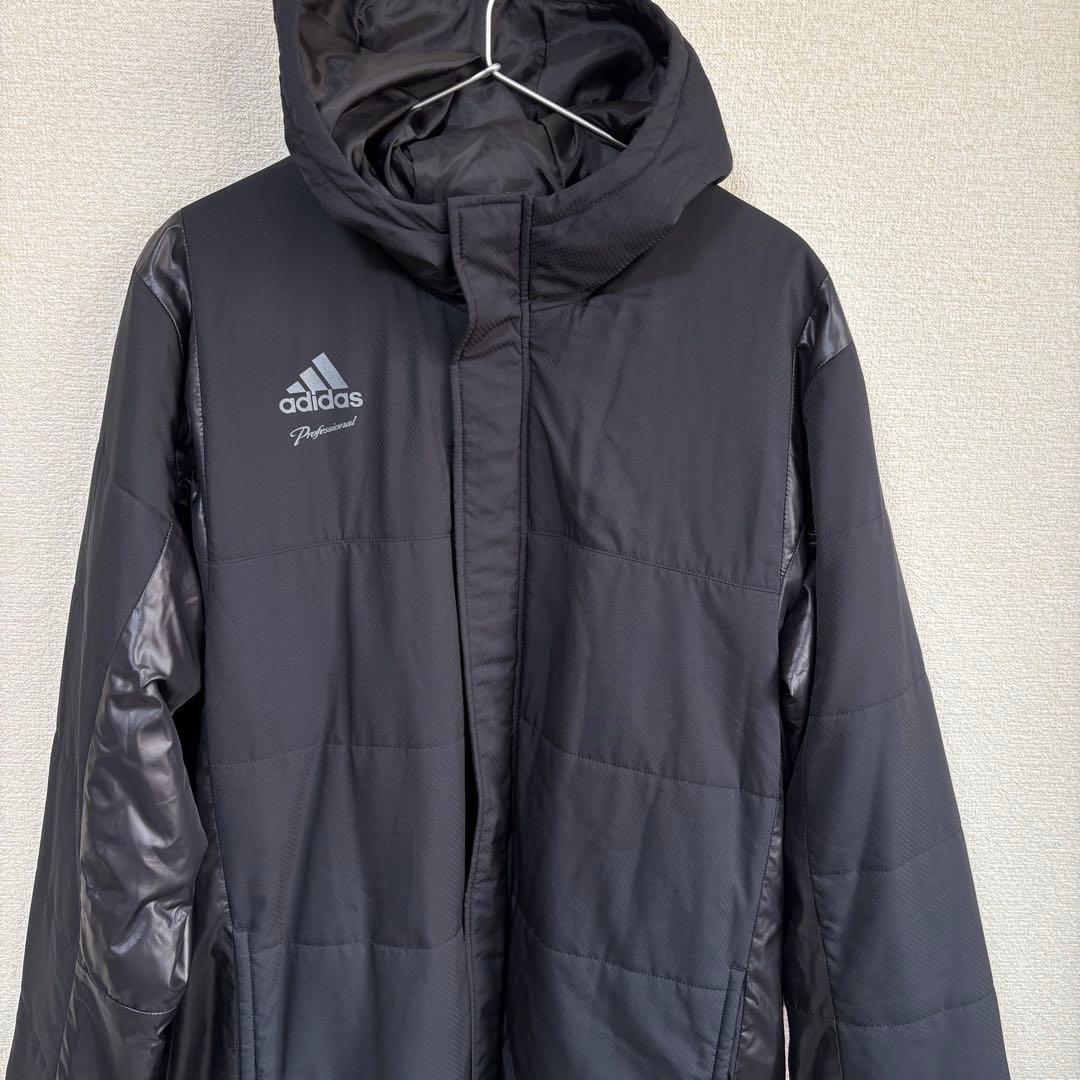 超美品】adidas professional 中綿ベンチコート 3XO