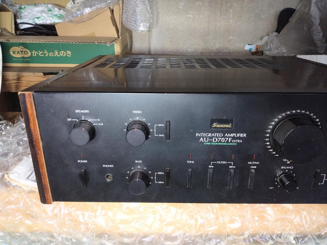 サンスイ プリメインアンプ AU-D707F EXTRA - メルカリ