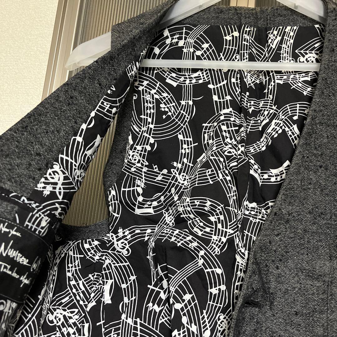 07SS NUMBER (N)INE ナンバーナイン 音符柄ベスト 2 - メルカリ