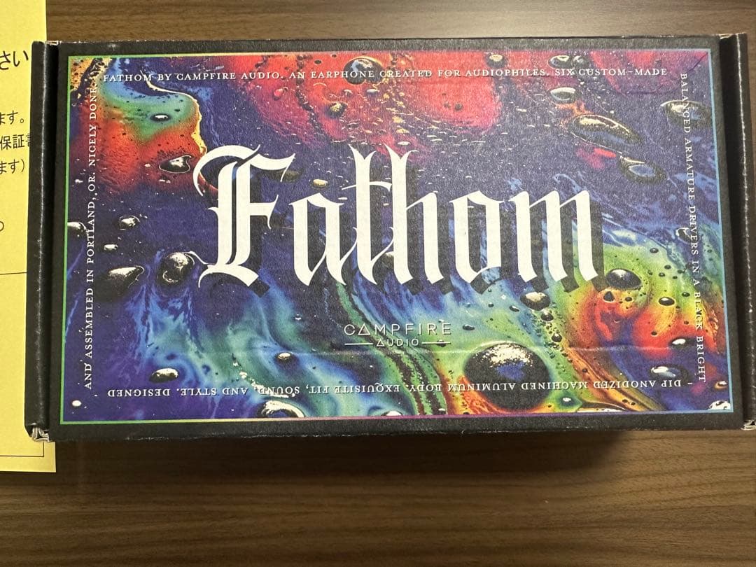 イヤホン Campfire Audio Fathom Campfire Audioから純粋にオーディオを楽しむためのイヤホン『Fathom