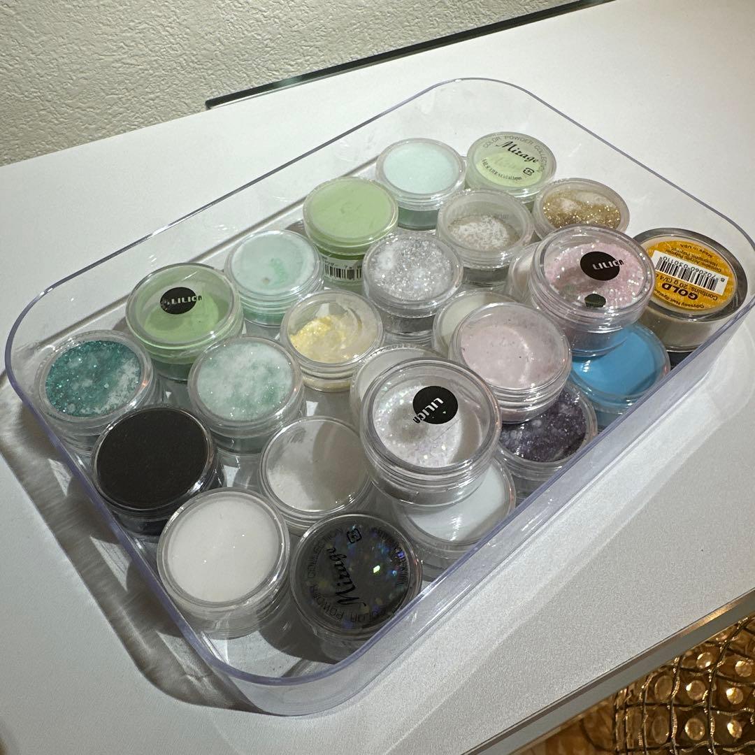 ネイルカラーパウダー47色