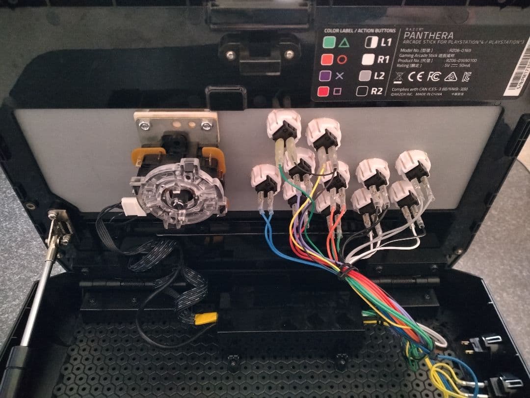 Razer Panthera パンテラ 増設Φ24ボタンカスタム品 - メルカリ