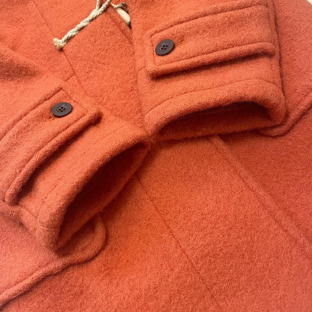 超美品！グローバーオール MONTY ダッフルコート 36 エルメスオレンジ