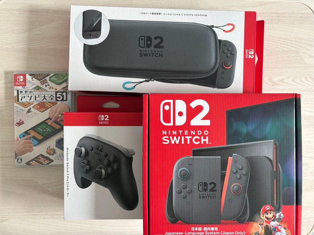 Nintendo Switch2 本体 ブラック プロコン2 その他セット - メルカリ