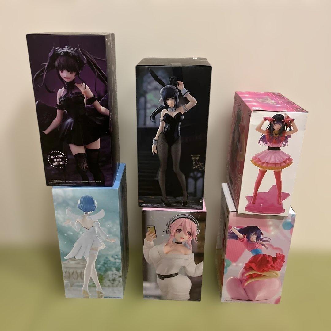 プライズフィギュアまとめ売り(傷あり)6個セット - メルカリ