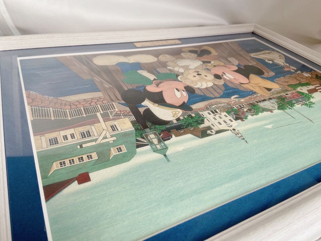 認定証有り 35周年ダッフィー ジクレー版画 ケープコッドの1日