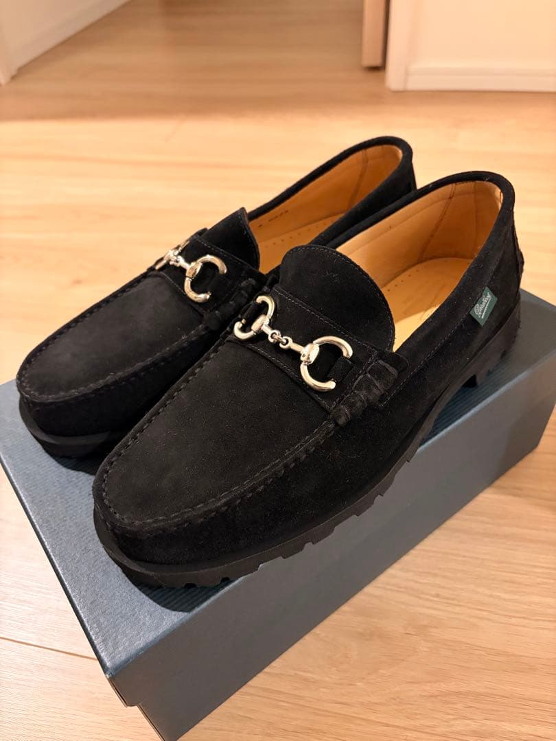 【別注】Paraboot Coraux コロー スエードビットローファー UK8 パラブーツ PARABOOT コインローファー メンズ CORAUX コロー ライト