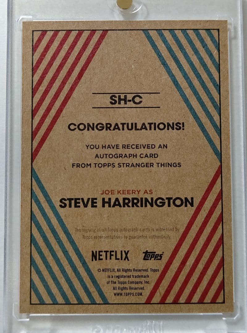 ストレンジャーシングス スティーブ auto サインstrangerthings - メルカリ