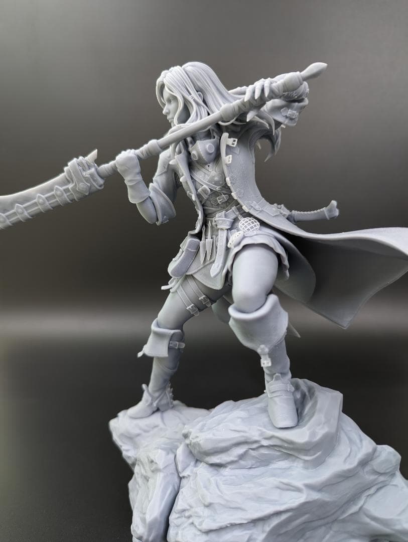 モンスターハンターワイルズ 女性ハンター フィギュア 240mm【未塗装