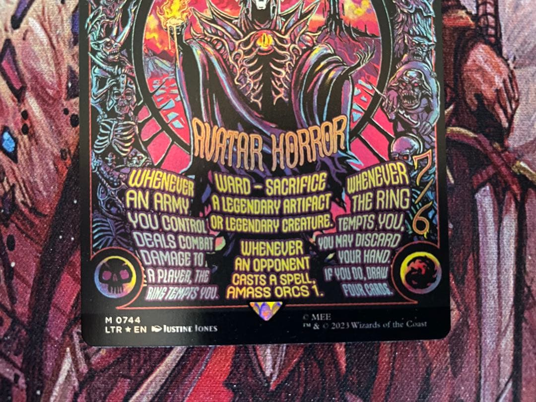 冥王、サウロンホリデーリリースポスターfoil 1枚