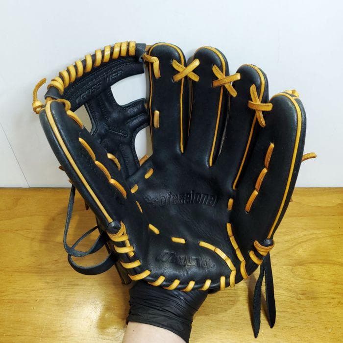 ミズノ 松井秀喜モデル 限定 ゴジラ型ウェブ Mizuno 外野用 軟式