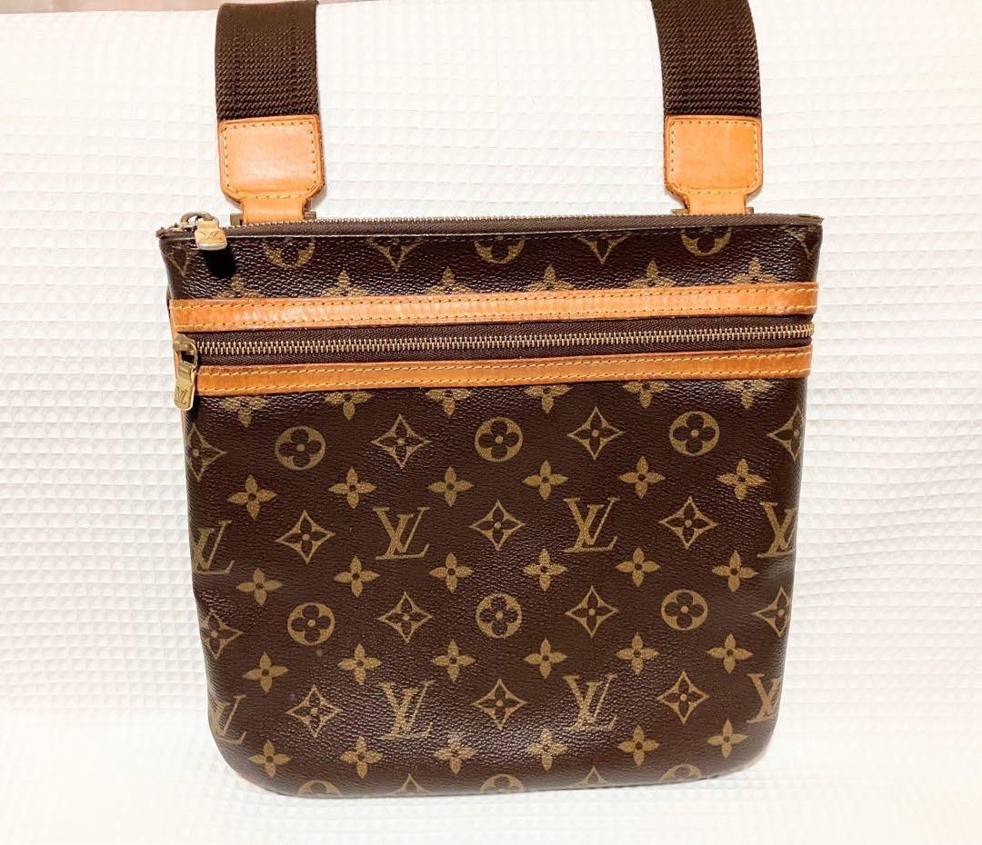 美品】ルイヴィトン モノグラム ショルダーバッグ ポシェット ボス