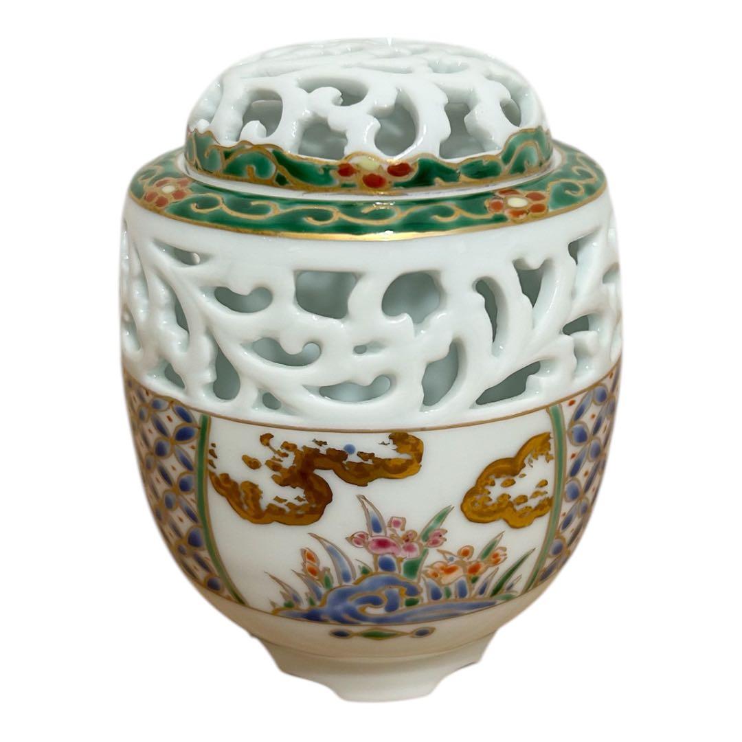 深野泰山 香炉 三川内焼 平戸泰山窯 伝統工芸 赤絵屋 - メルカリ