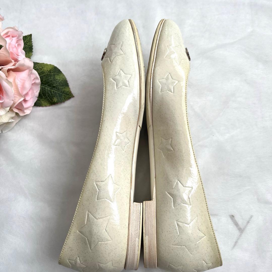楽天市場】CHANEL CHANEL 星型エンボス フラットシューズ 35 1/2