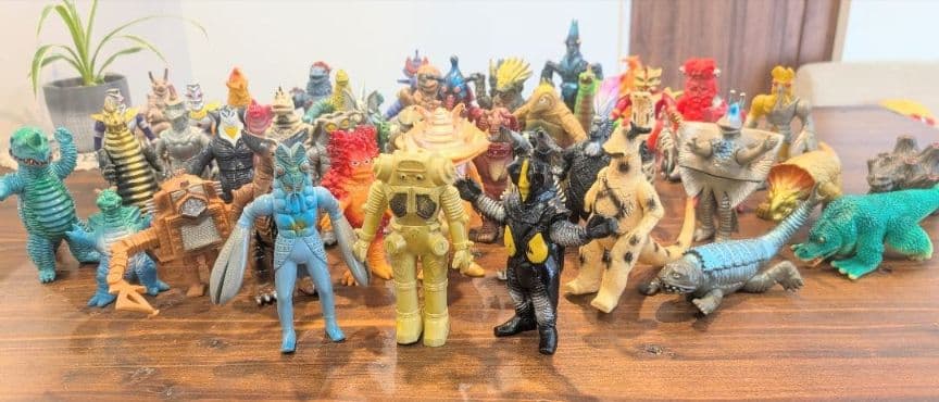 希少】当時物 ウルトラ怪獣ソフビ まとめ売り 46体 1983年製 日本製