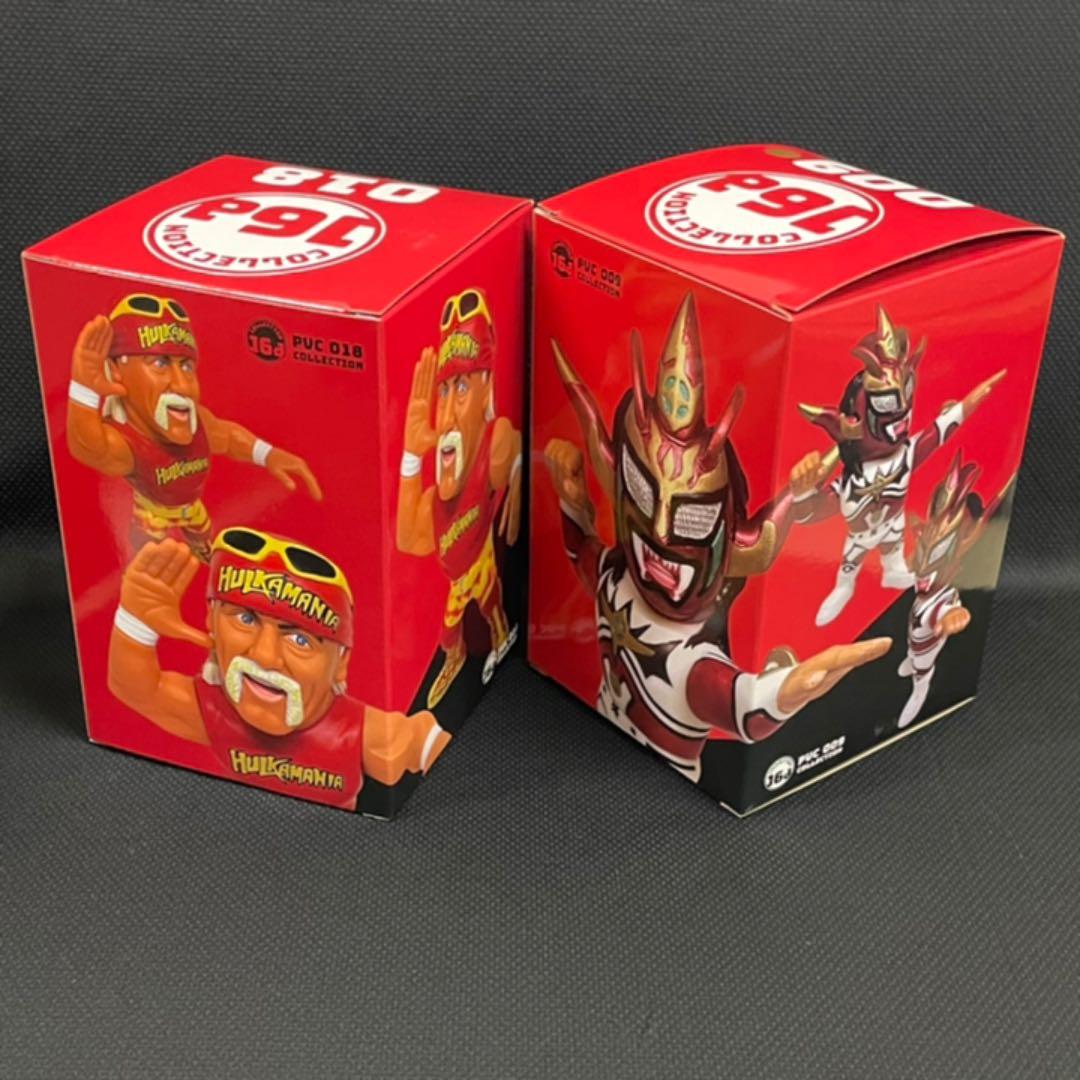 ハルクホーガン 獣神サンダーライガー ソフビ2体セット/HAO 16d