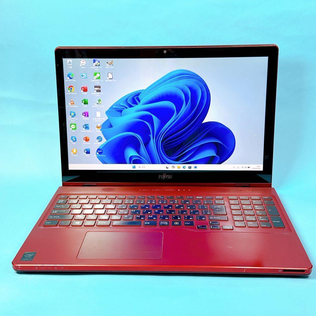 極速i7‼️タッチパネル win11 ノートパソコン カメラ Office 薄型