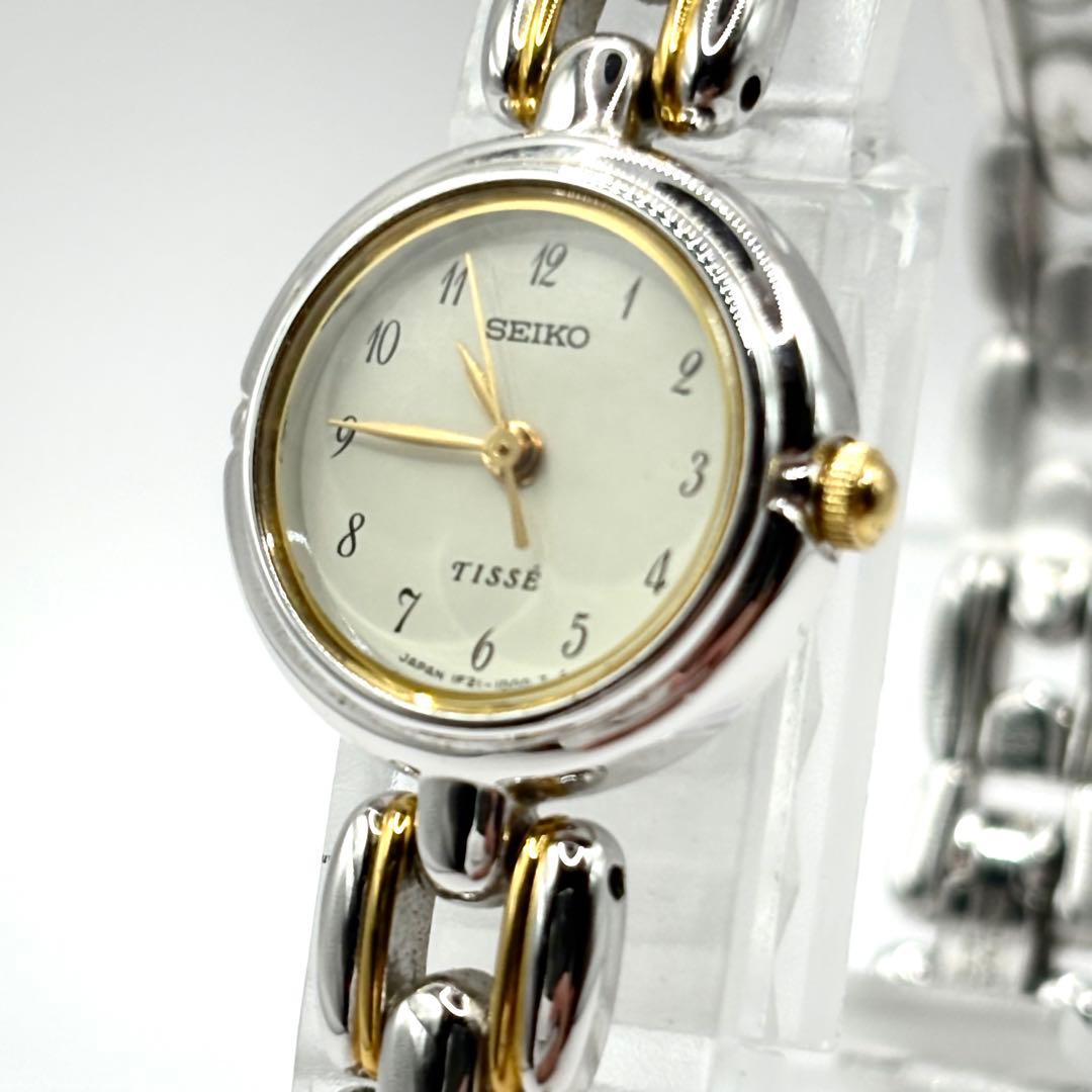 【稼働/電池新品】SEIKO セイコー TISSE ティセ 1F21-0J50 セイコー ティセ ソーラー 腕時計 セイコーティセ レディース レディス