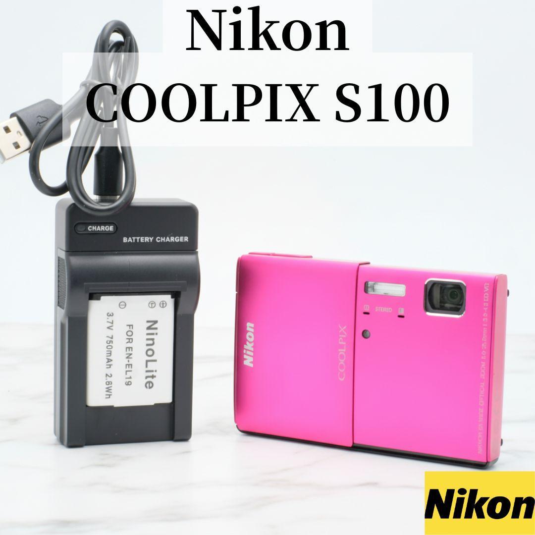 Nikon COOLPIX S100 ピンク　タッチパネル　コンデジ　デジカメ Amazon | Nikon デジタルカメラ COOLPIX S01 超小型ボディー