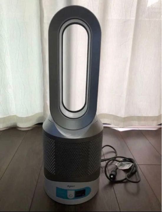 美品ダイソン　ホット＆クール　空気清浄機能付ファンヒーター　リモコン付 Dyson Purifier Hot+Cool™空気清浄ファンヒーター ホワイト／シルバー