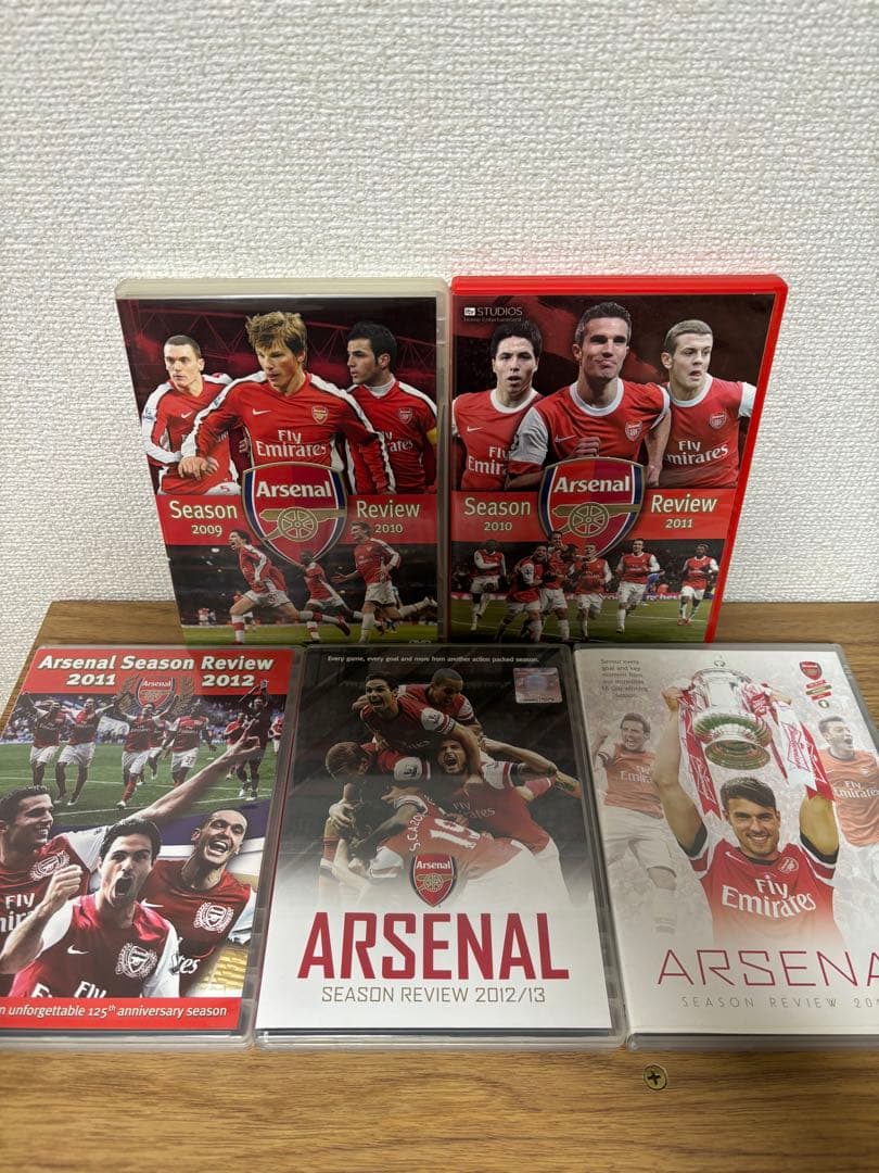 ③ DVD アーセナル　シーズンレヴュー　2009〜2014 5枚まとめ