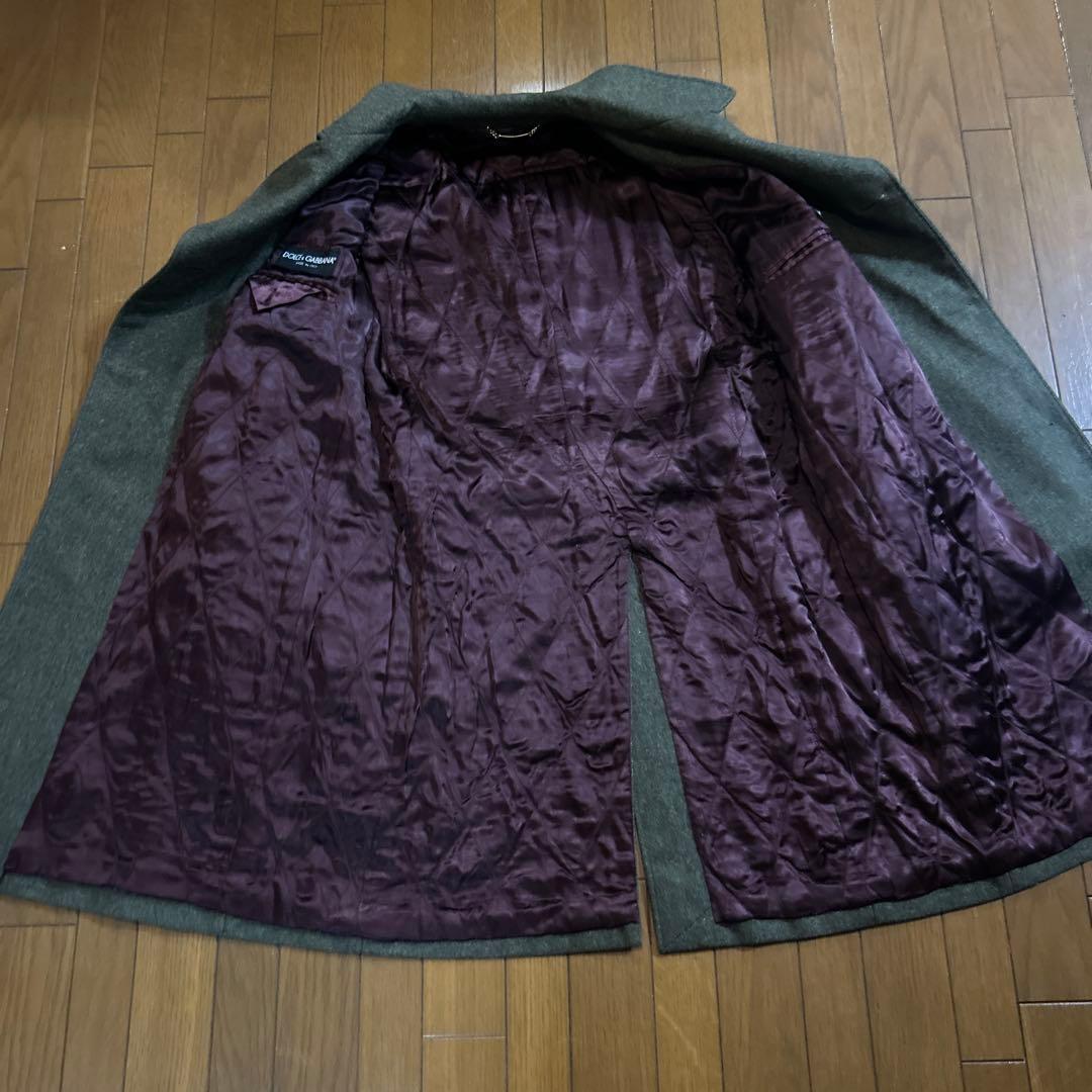 お正月特価】 ドルガバ ダブルブレストコート オリーブグリーン サイズ