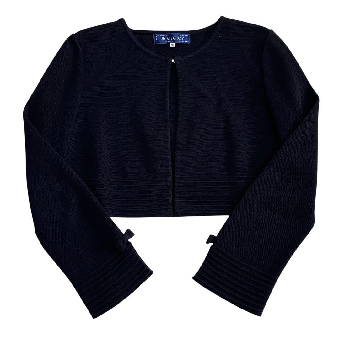 M'S GRACY ボレロ ブラック 38 カーディガン リボン - メルカリ
