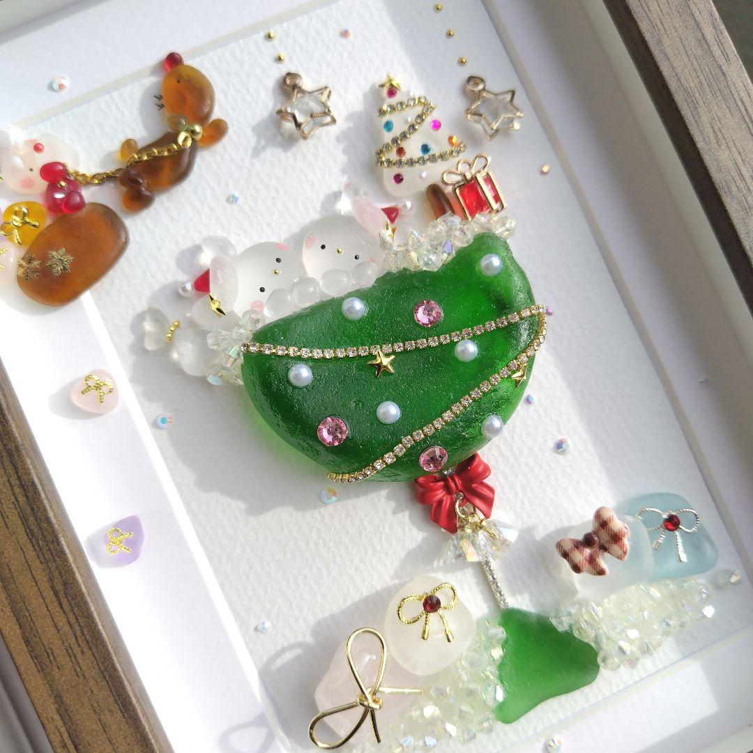 たかりん様 シーグラスアート『 クリスマスの夜に.。.:*☆』の通販はau