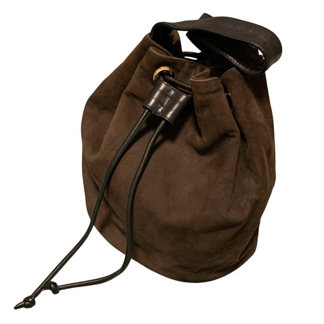 定5.5万　Cinquanta チンクアンタ　ムートン ドローストリングスバッグ Cinquanta【チンクアンタ】よりドローストリングバッグをご紹介致し