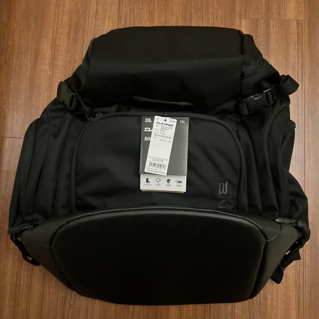 【新品未使用】ダカイン ブーツバッグ BOOT PACK DLX 75L OUTLET】DAKINE メンズ BOOT PACK DLX 75L キャリーバッグ BLK 【2024