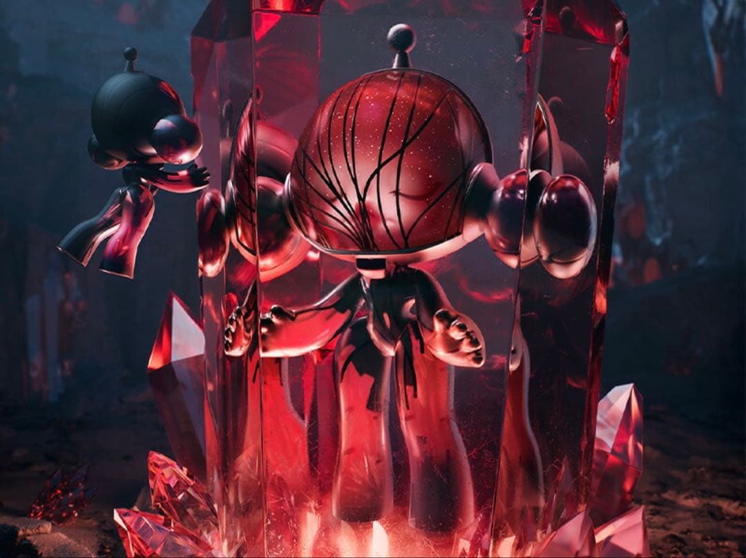 POPMART MEGA SKULLPANDA 400% Red Crystal - メルカリ