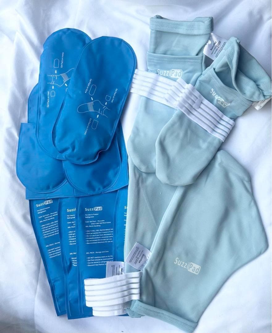 手足冷却セット フローズングローブ フローズンソックス 水色Lサイズ